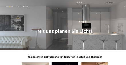 Website für Lichtplanung in Thüringen